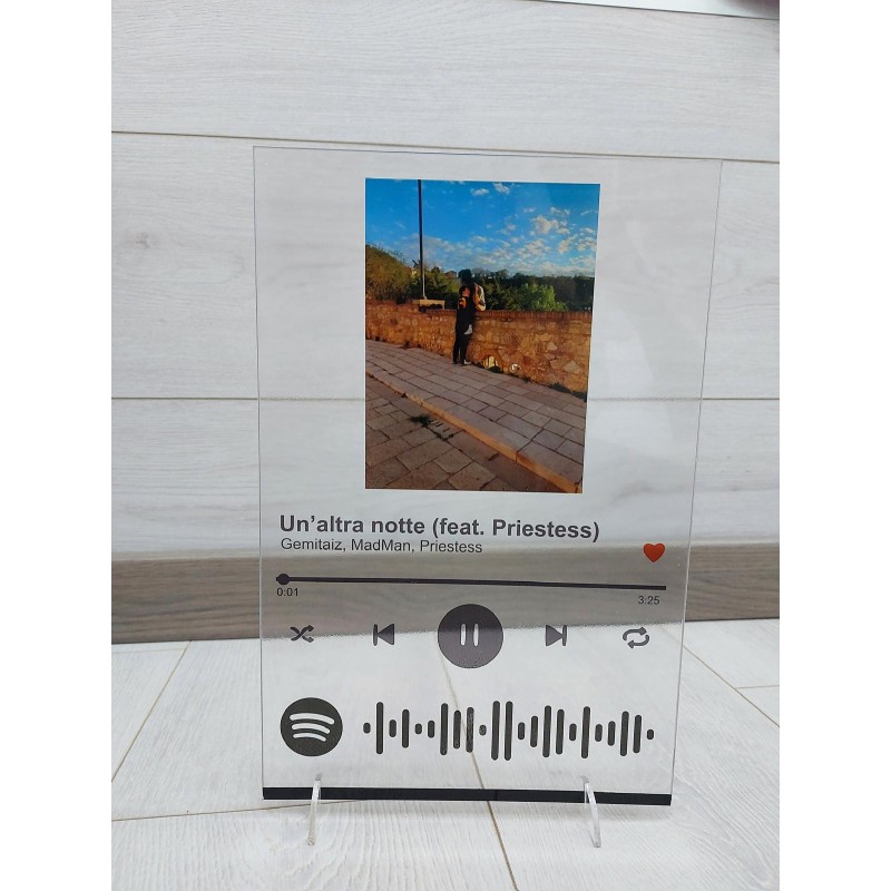 Quadretto spotify personalizzato