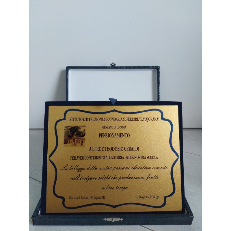 Targa premiazione